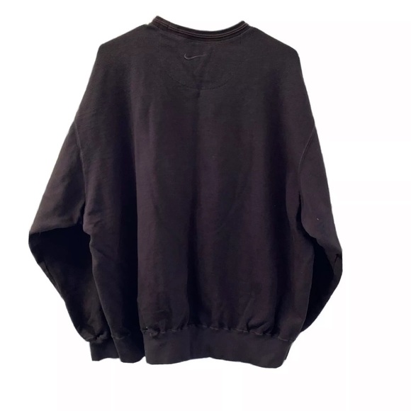 Vintage 90s Nike Golf Embroidered Pullover Thermal Sweatshirt Adult XL Black - Picture 2 of 10